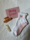 Custom initial grip socks