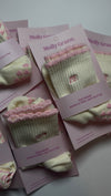 Custom initial cream & pink