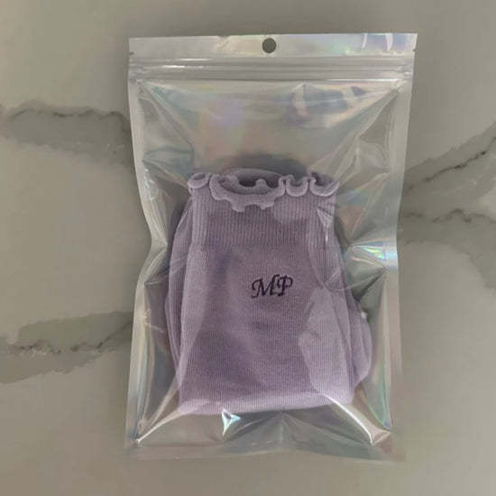 Custom initial grip socks