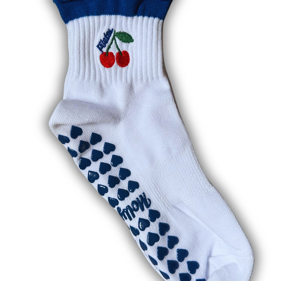 Dark blue ruffle socks