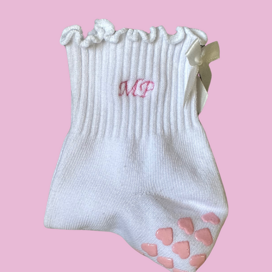 Custom initial grip socks