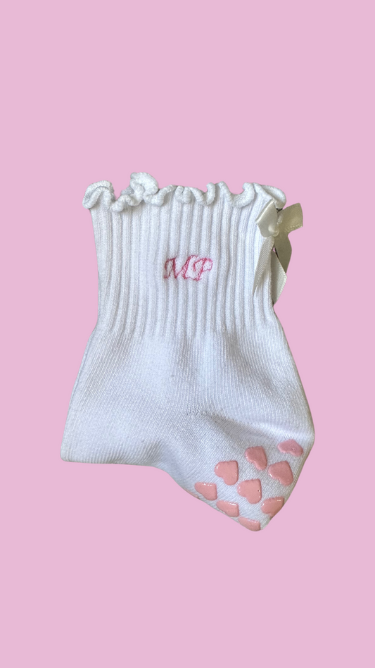 Custom initial grip socks
