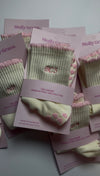 Custom initial cream & pink
