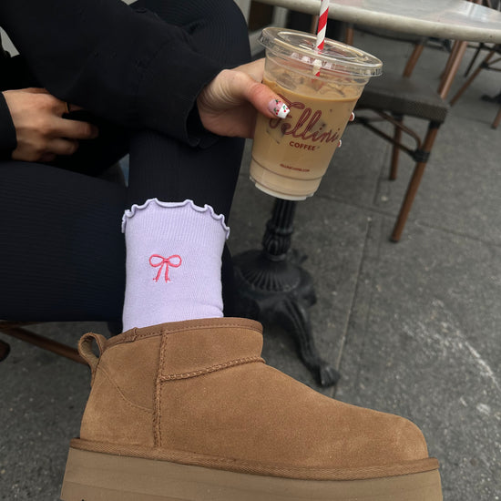 Stylish purple workout grips