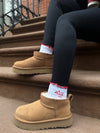 Red barre grip socks