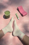 Light pink Pilates grips