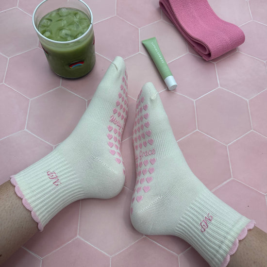 Custom yoga grip socks