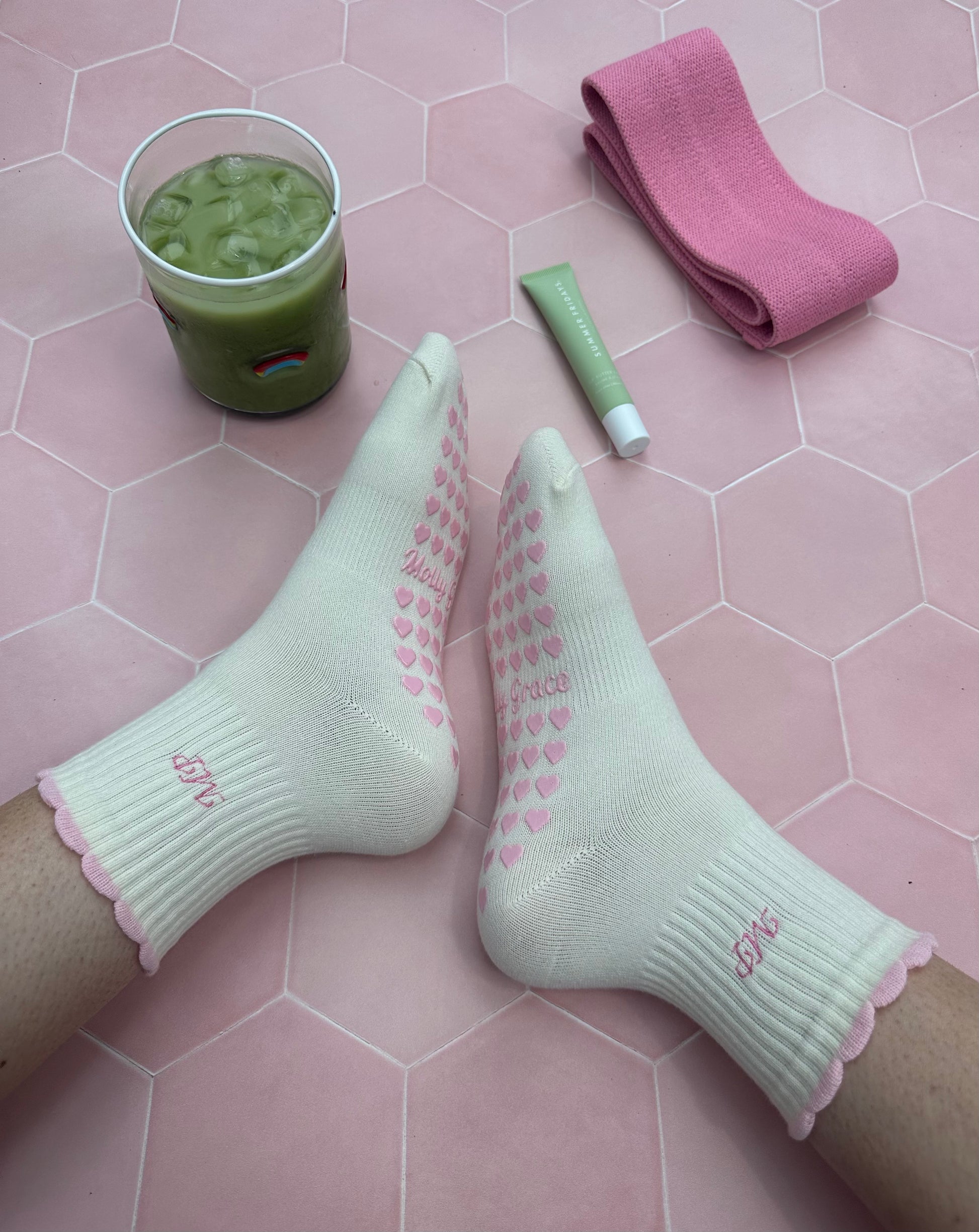 Custom yoga grip socks