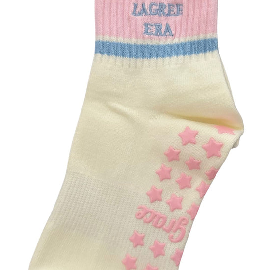 pink & blue non slip grip