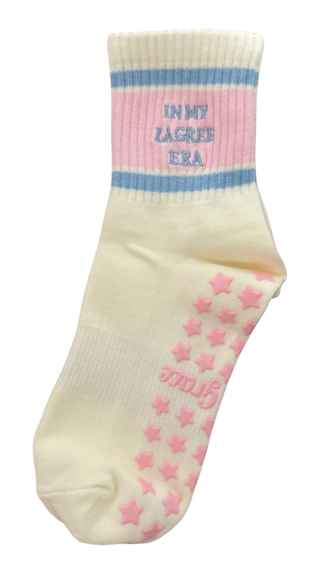 pink & blue non slip grip
