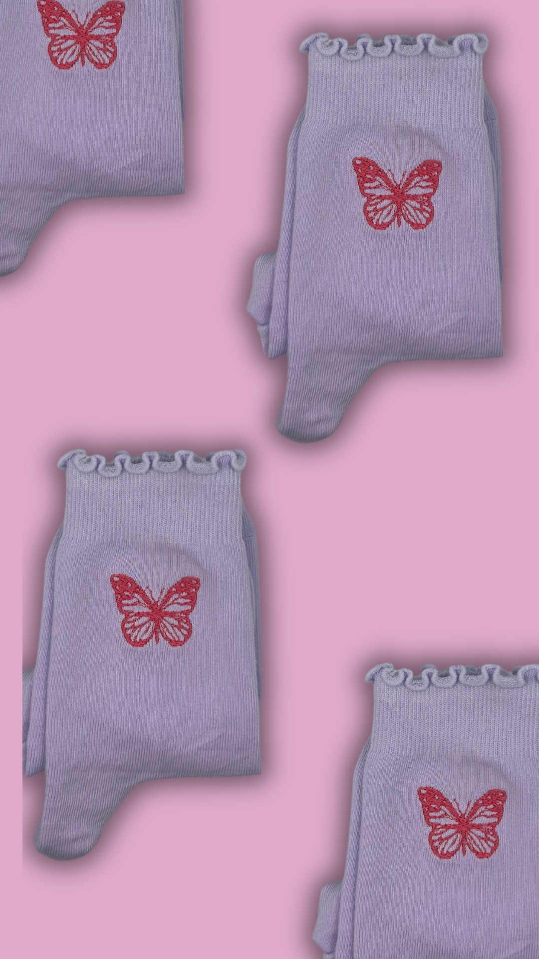 Butterfly Pilates grip socks