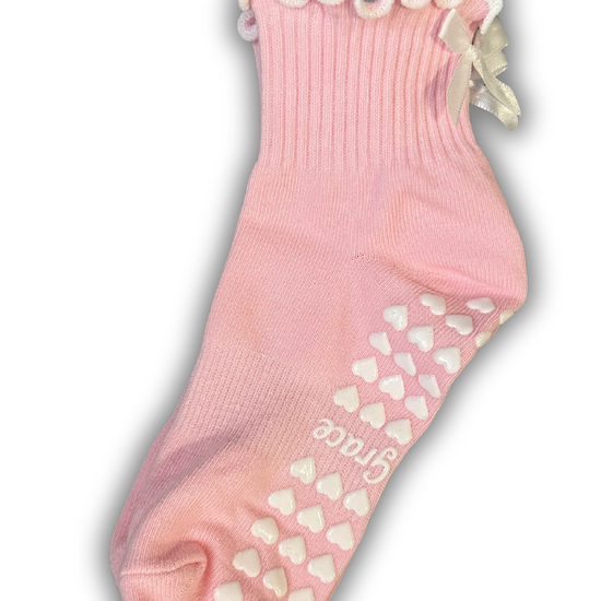 Light pink Pilates grips