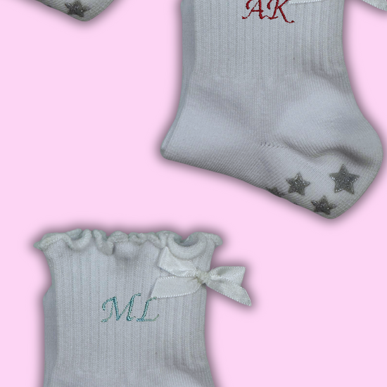 White bow barre grips