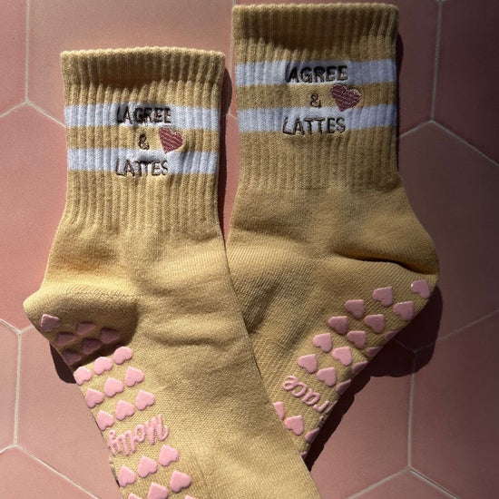 Fitness studio grip socks