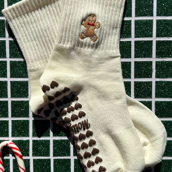 Santa bear grip socks