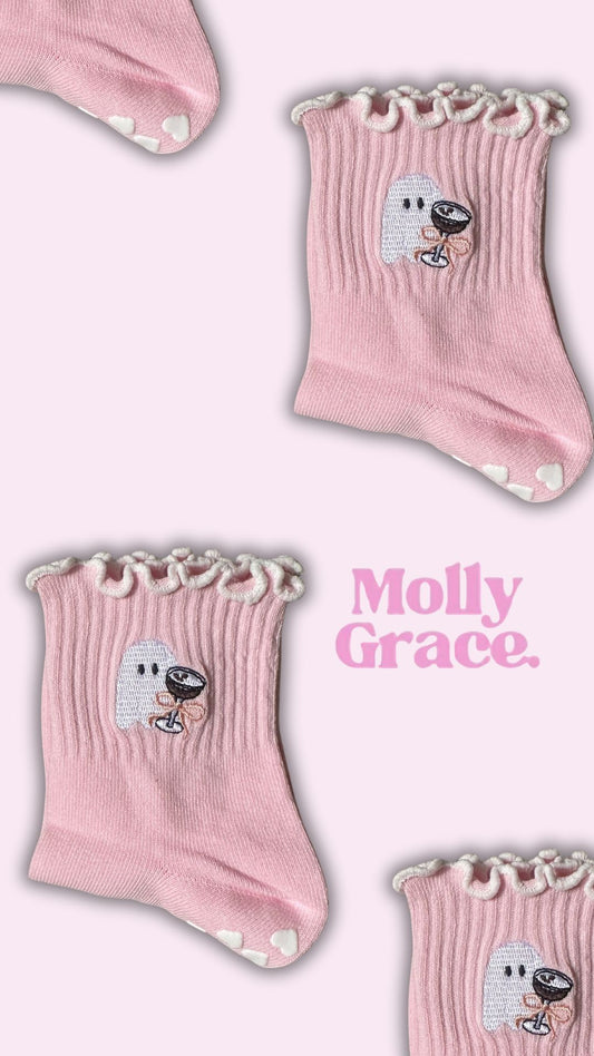 Espresso martini ghost in ballet pink