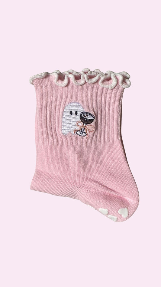 Espresso martini ghost in ballet pink