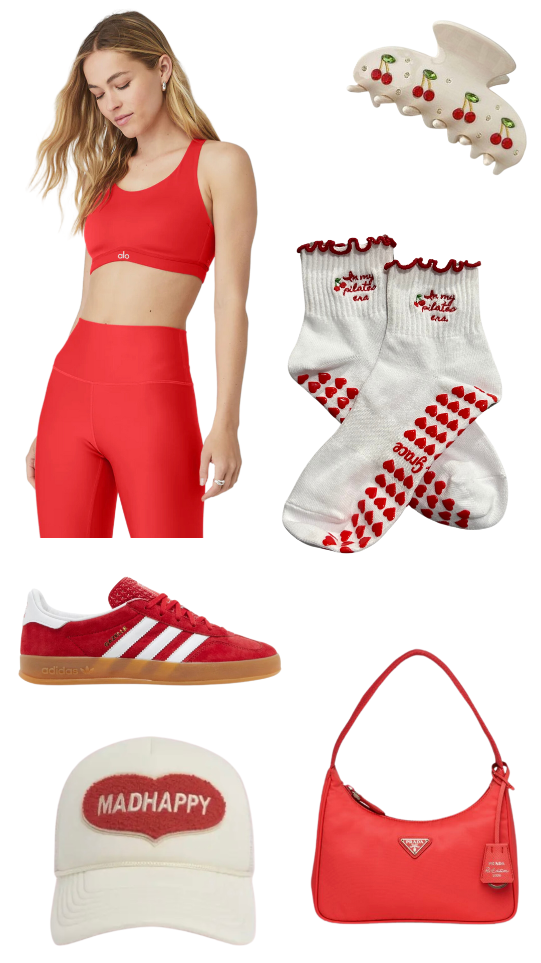 Pilates era red socks